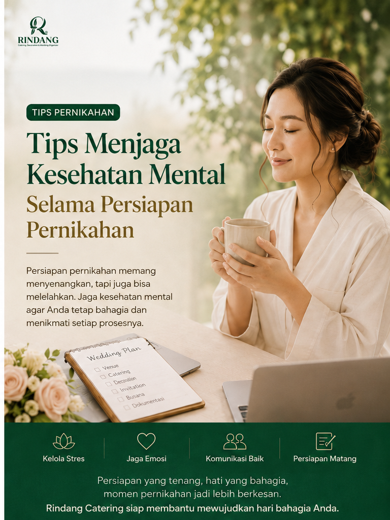 Tips Menjaga Kesehatan Mental Selama Persiapan Pernikahan