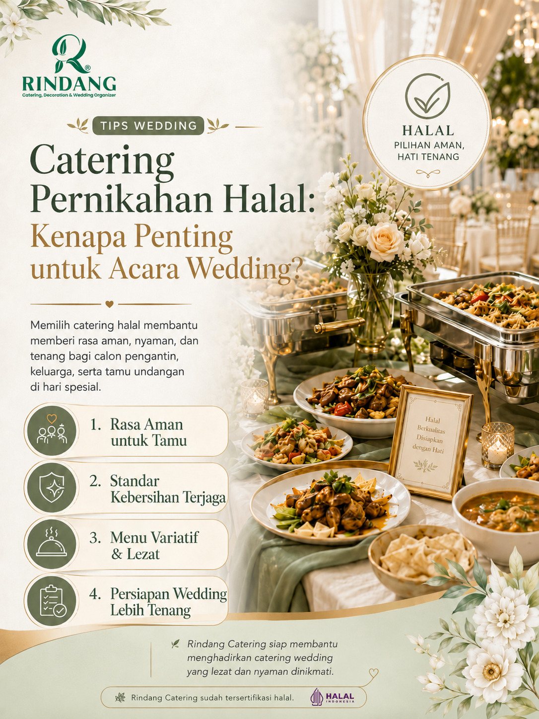 Catering Pernikahan Halal: Kenapa Penting untuk Acara Wedding?